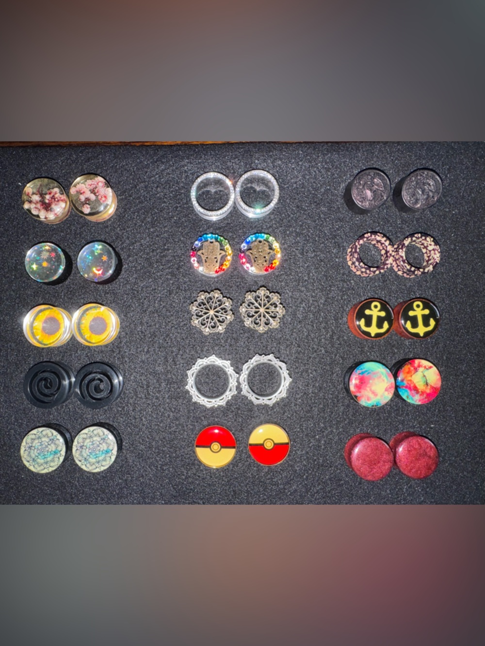 Lot of 22mm (7/8 inch) Tunnels & Plugs